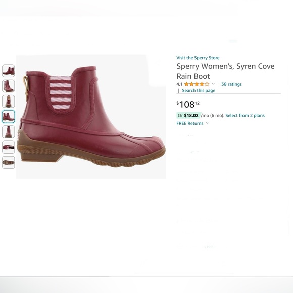 Sperry Syren Cove Rain Boot - Picture 2 of 5